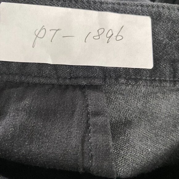 Faherty Orion‎ Velvet Ankle Pants Women's Small Black Tie Waist NWT PT-1896 - Picture 2 of 15